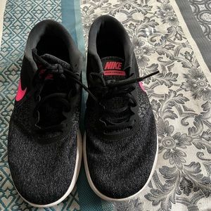 Black and Pink Nike Sneaker